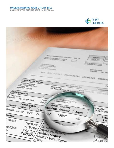 Understanding Your Utility Bill .